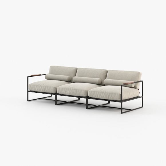 Modules de canapé 174 - Badi - Luxury sofa modules in neutral tones - Pacific Compagnie.