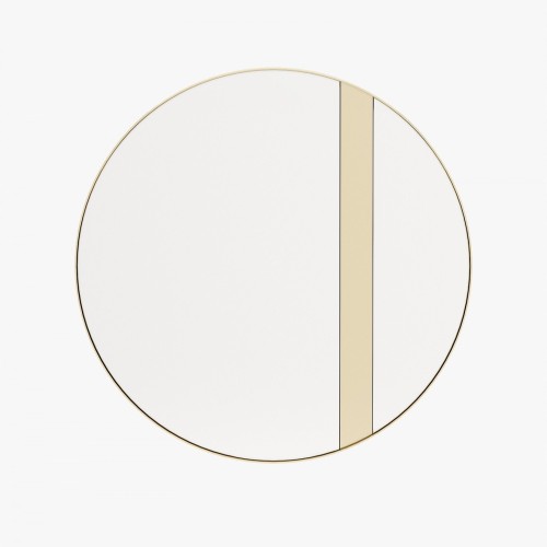 Miroir 174 - Rod - Copper finish mirror with metallic details - Pacific Compagnie.