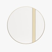 Miroir 174 - Rod - Copper finish mirror with metallic details - Pacific Compagnie.