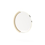 Miroir 174 - Phill - Silver bordered, rectangular mirror, 126cm wide metal frame - Pacific Compagnie.