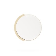 Miroir 174 - Phill - Copper and silver framed mirror, 126cm wide - Pacific Compagnie.