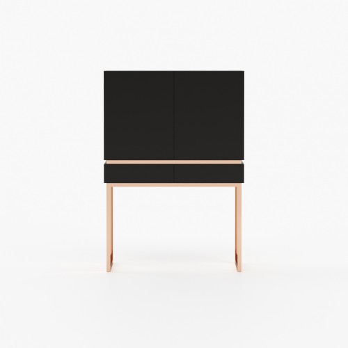 Meuble bar 174 - Cannes | Meuble bar 174-Cannes avec matière principale en bois et métal pour une solidité accrue - Pacific Comp