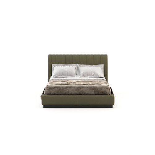 Lit 174 - Harry - Natural leather bed in small size - Pacific Compagnie.