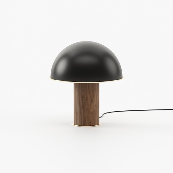Lampe de bureau 174 - Franklin - Office lighting with a walnut matte finish - Pacific Compagnie.