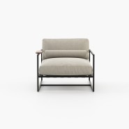 Fauteuil 174 - Badi - Versatile armchair with interchangeable fabric covers - Pacific Compagnie.