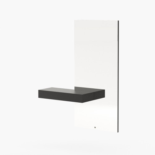 Console 174 - Eos round - Luxury wooden console table with rounded edges and matte finish - Pacific Compagnie.