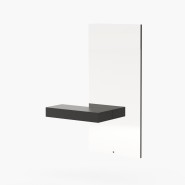 Console 174 - Eos round - Luxury wooden console table with rounded edges and matte finish - Pacific Compagnie.