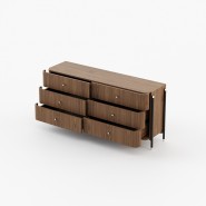 Commode 174 - Rosie - Commode 174-Rosie avec 3 tiroirs et hauteur de 106cm - Pacific Compagnie.