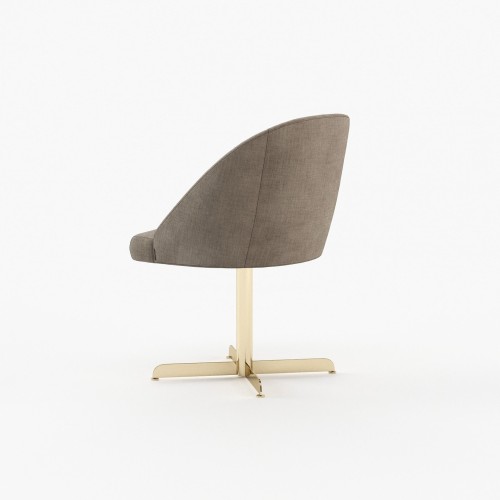 Chaise 174 - Loren - Versatile chair for home or office in taupe - Pacific Compagnie.