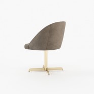 Chaise 174 - Loren - Versatile chair for home or office in taupe - Pacific Compagnie.