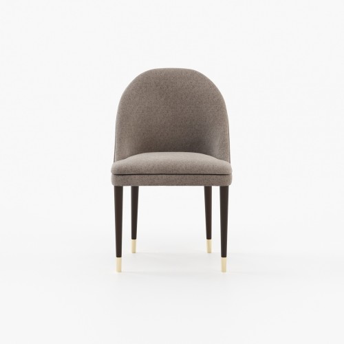 Chaise 174 - Estoril - Wooden chair with anthracite and taupe color combination - Pacific Compagnie.