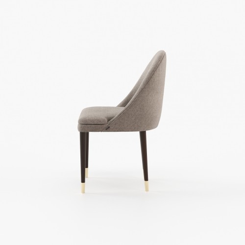 Chaise 174 - Estoril - Space-saving chair with fabric and metal construction - Pacific Compagnie.