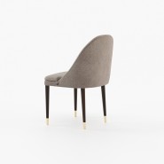 Chaise 174 - Estoril - Chaise en tissu et bois, confortable et ergonomique - Pacific Compagnie.