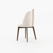 Chaise 174 - Dublin - Beige fabric accent chair - Pacific Compagnie.