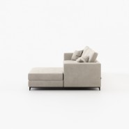 Canapé 174 - London With Chaise Longue - Spacious sand-colored sofa with chaise longue - Pacific Compagnie.