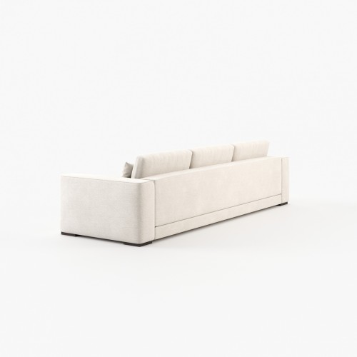 Canapé 174 - Grey 2 Seater - Sofa en tissu gris clair, 2 places, largeur 110cm - Pacific Compagnie.