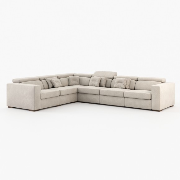 Canapé 174 - Gold - Elegant Coin Large sofa for living room - Pacific Compagnie.