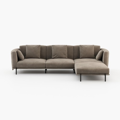 Canapé 174 - Foster - Modular sofa set with armless and left-right modules - Pacific Compagnie.