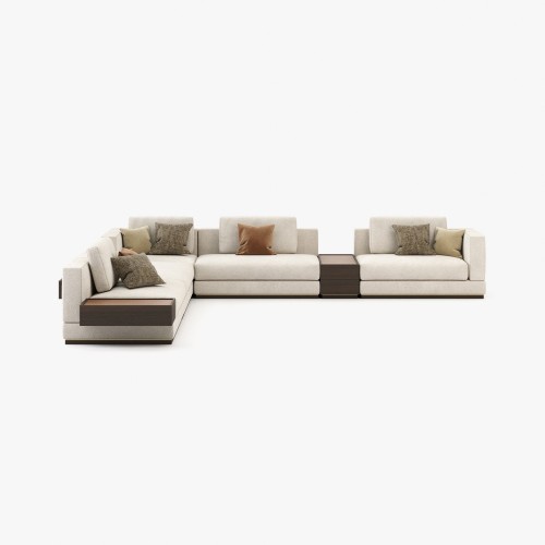 Canapé 174 - Fletcher - Customizable fabric sofa with large and small dimensions, ideal for living rooms - Pacific Compagnie.