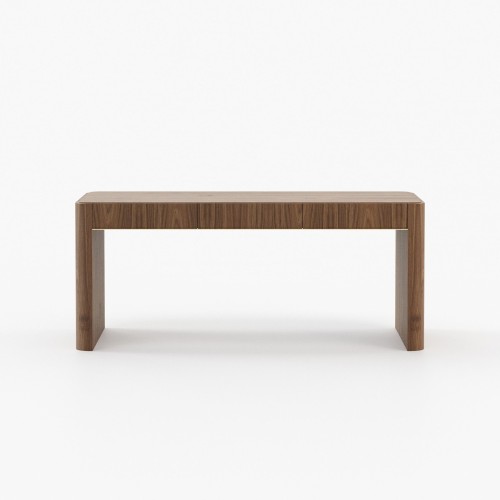 Bureau 174 - Larson - Executive desk with wood and metal frame - Pacific Compagnie.