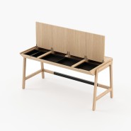 Bureau 174 - Gatsby - Compact home office desk with storage space - Pacific Compagnie.