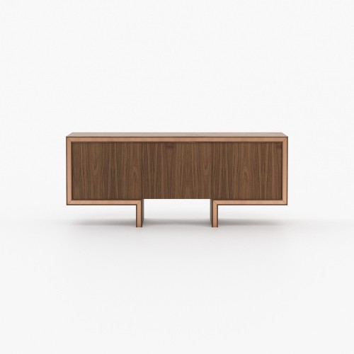 Buffet 174 - Isis 3 doors - Buffet de cuisine en bois et métal, design élégant et fonctionnel - Pacific Compagnie.