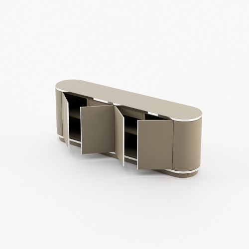 Buffet 174 - Brown - Walnut sideboard in matte finish - Pacific Compagnie.