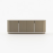 Buffet 174 - Brown | Élément de décoration pour salle à manger, Buffet 174-Brown en noyer - Pacific Compagnie.