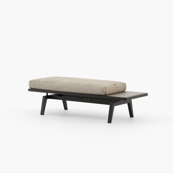 Banc 174 - Devon | Banc en P 50cm sable - Pacific Compagnie.