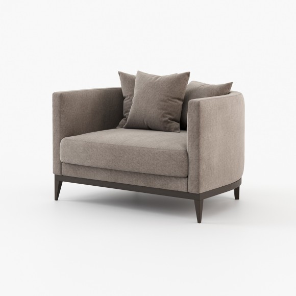 Fauteuil 174 - Harold - Premium armchair Fauteuil 174-Harold in various colors and materials - Pacific Compagnie.