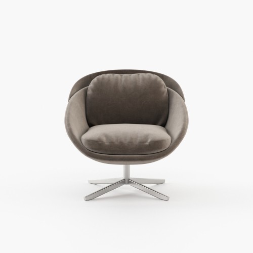 Fauteuil 174 - George - Fauteuil with multicolored options, including khaki and taupe - Pacific Compagnie.