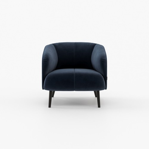 Fauteuil 174 - Amalfi - Ergonomic design with sand-colored fabric, ideal for cozy reading nooks - Pacific Compagnie.