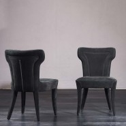 Chaises 150 - Alina | Chaise 150-Alina en bronze, luxe et raffinement pour intérieur - Pacific Compagnie.