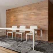 Tables 150 - Alexander - Luxury dining table with elegant laiton chromé and cuir details - Pacific Compagnie.