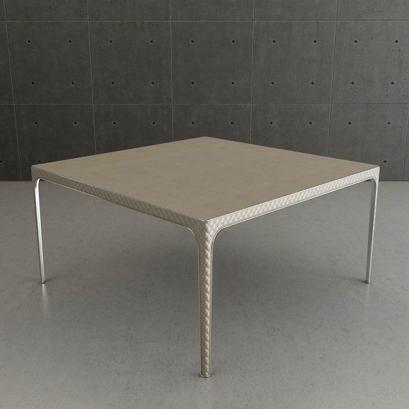 Tables 150 - Alexander | Table de repas de luxe en laiton bronze - Pacific Compagnie.