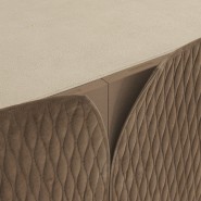 Buffets 150 - Callas - Buffet de luxe cuir noir - Pacific Compagnie.