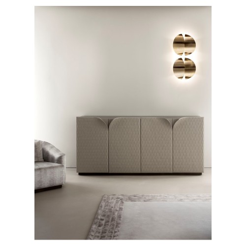 Buffets 150 - Callas - Elegant leather buffet with generous storage space - Pacific Compagnie.