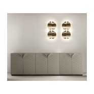 Buffets 150 - Callas - Buffet de luxe design en cuir - Pacific Compagnie.