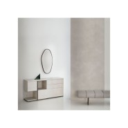 Buffets 150 - Mondrian - Elegant gold and grey luxury furniture - Pacific Compagnie.