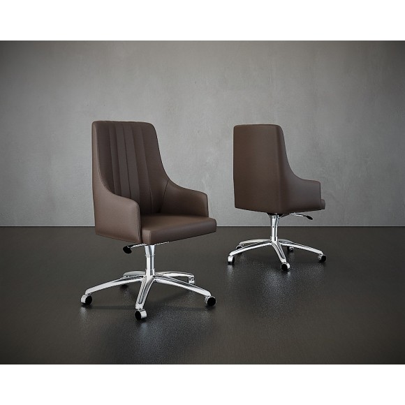 Bureau 150 - Arianna - High-end office furniture with adjustable height and stylish fabric upholstery - Pacific Compagnie.