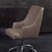 Bureau 150 - Arianna - Luxury fabric office desk with ergonomic design - Pacific Compagnie.