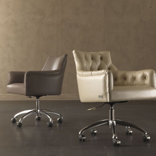 Bureau 150 - Itaca | Bureau de luxe en bronze avec pieds hauts - Pacific Compagnie.