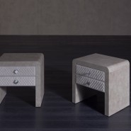 Tables d’appoint 150 - Reko - Luxury side table with bronzed brass and chrome finish - Pacific Compagnie.