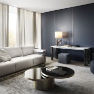 Canapés 150 - Braid - Luxe leather furniture Canapés 150- Braid with dimensions 182X100XH85 - Pacific Compagnie.