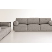 Canapés 150 - Braid - High-end leather Canapés 150- Braid with 2 seats - Pacific Compagnie.