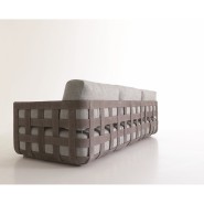 Canapés 150 - Braid - Stately leather Canapés 150- Braid for living room - Pacific Compagnie.