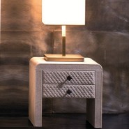 Tables d’appoint 150 - Reko - Table d'appoint en laiton bronzé et chrome de luxe - Pacific Compagnie.