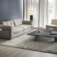 Canapés 150 - Arthur - Modern black chrome Canapés 150- Arthur for living room - Pacific Compagnie.