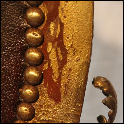 Fauteuil 120 - Black Crocodile - Artisanat d'art - Pacific Compagnie.