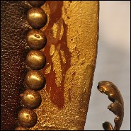 Fauteuil 120 - Black Crocodile - Artisanat d'art - Pacific Compagnie.